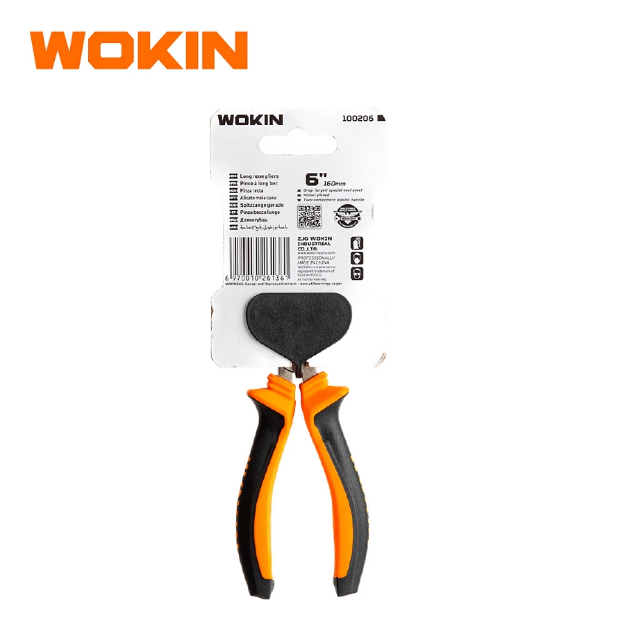 Alicate Punta 6″ Wokin