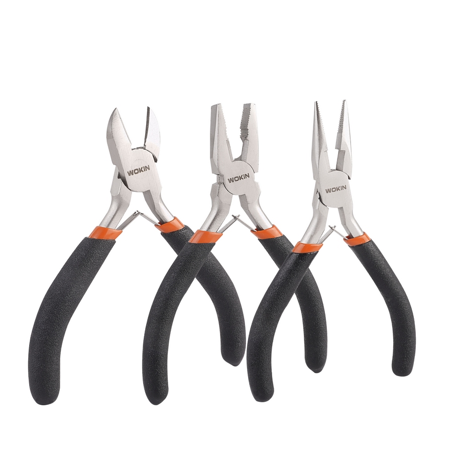 Set de Alicates Mini 3 Piezas Wokin